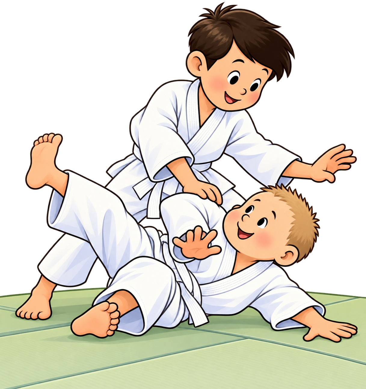 AikidoBambini_Difesa_cartoon